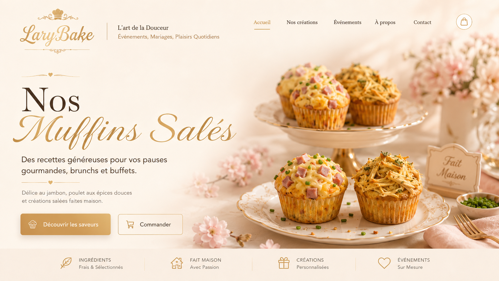 Muffins salés LaryBake